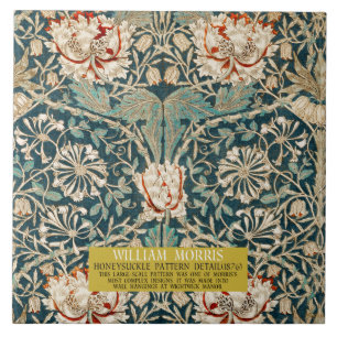 Honeysuckle Pattern - Design of William Morris  Tile