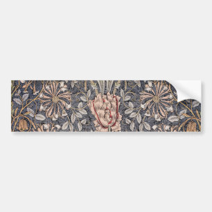 Honeysuckle Print (by William Morris) Bumper Sticker