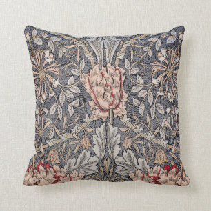 Honeysuckle Print (by William Morris) Cushion
