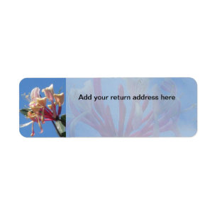 Honeysuckle Return Address Label
