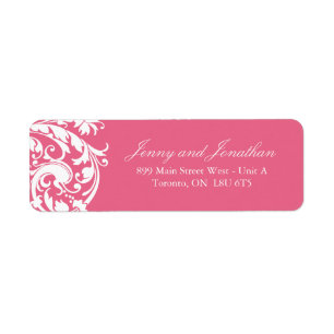 Honeysuckle RSVP Address Labels