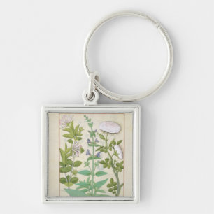 Honeysuckle, Sage and Rose Key Ring