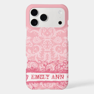 Honeysuckle Swirl Grunge iPhone Case