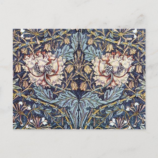 Honeysuckle Textile Design Postcard (Front)