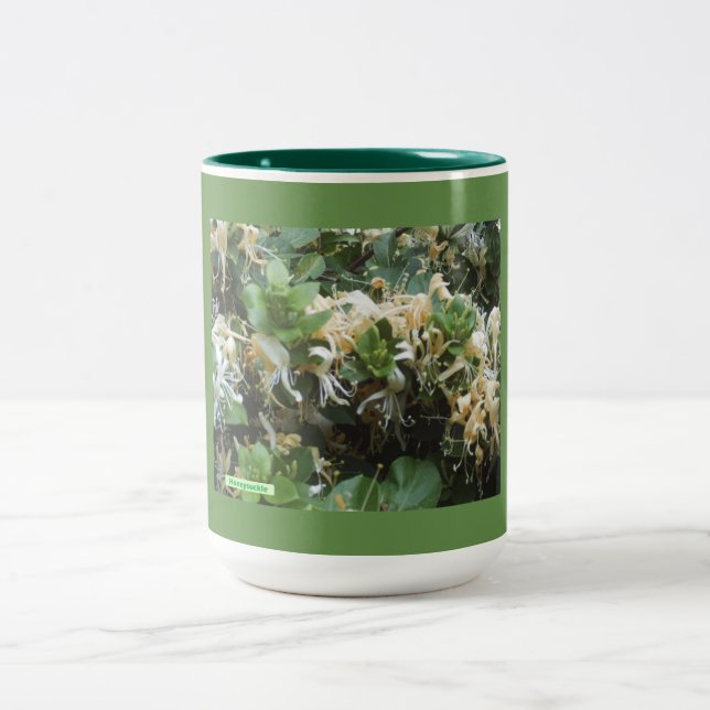 Honeysuckle Two-Tone Coffee Mug (Center)