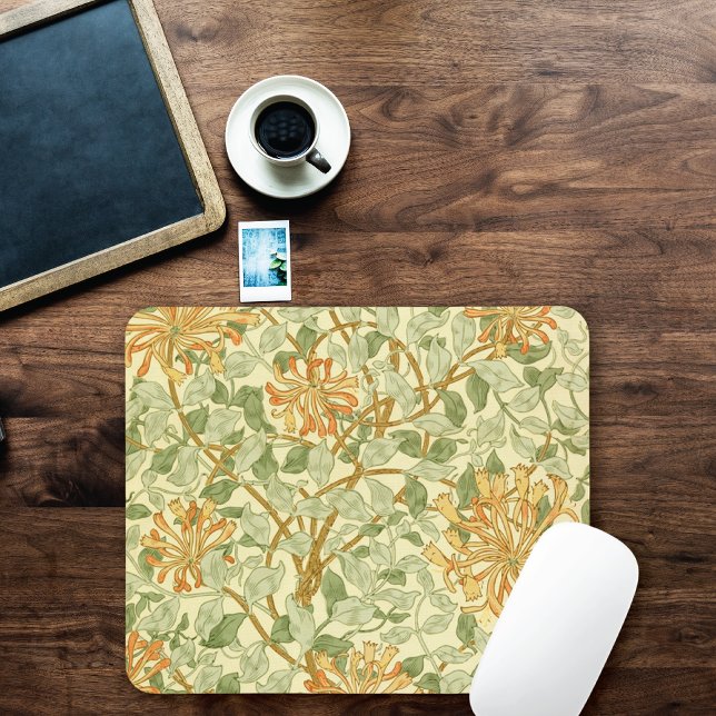 Honeysuckle Vine Design William Morris Mouse Mat (Creator Uploaded)