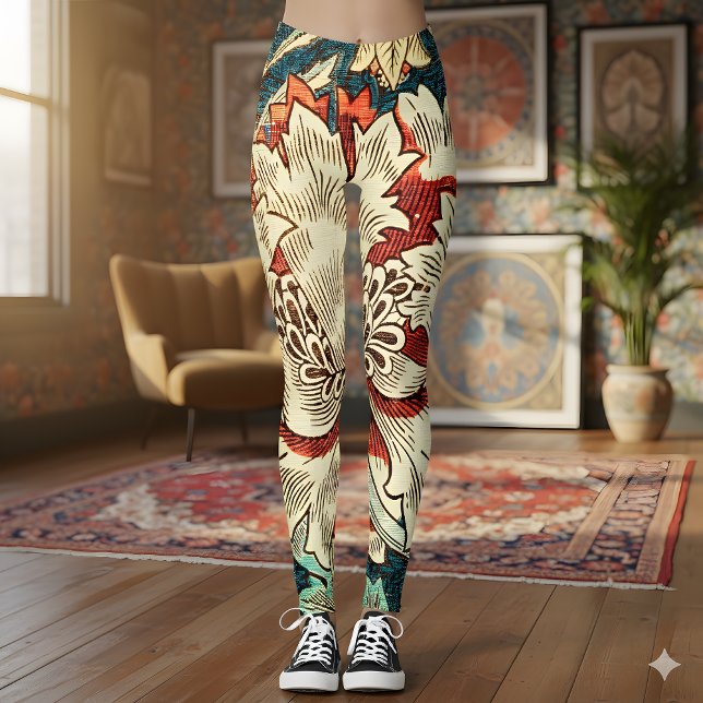 Honeysuckle Vintage Elegance Leggings (Creator Uploaded)