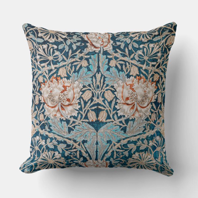 Honeysuckle, William Morris Cushion (Front)