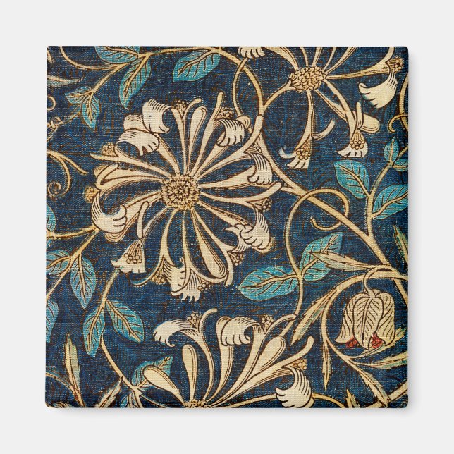Honeysuckle, William Morris Magnet (Front)