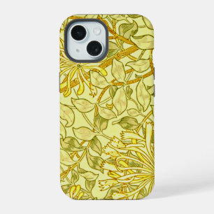 Honeysuckle Yellow by William Morris iPhone 15 Case