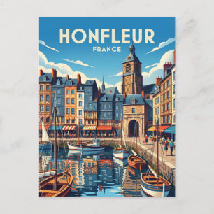 Honfleur France Postcard