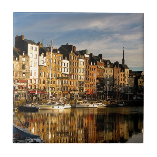 Honfleur, France Tile (Front)
