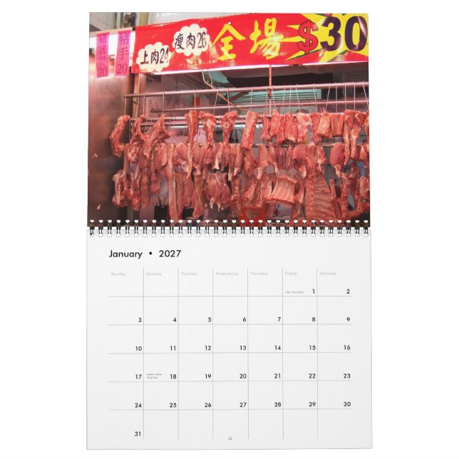 Hong Kong 2015 Calendar (Jan 2027)