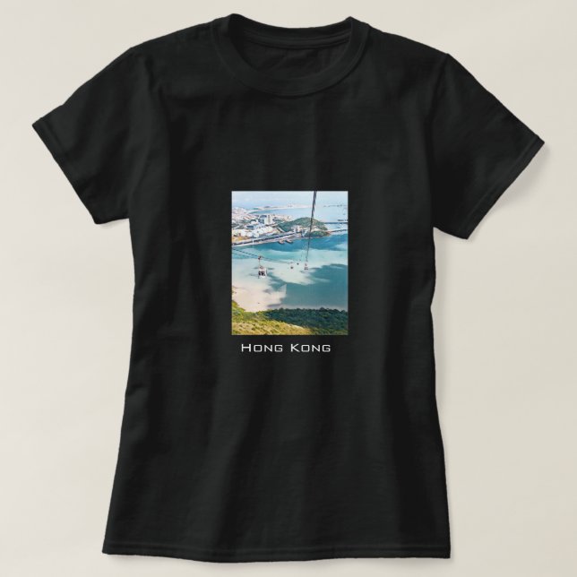 Hong Kong cable car travel T-Shirt (Design Front)