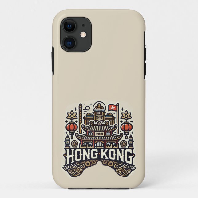 Hong Kong Case-Mate iPhone Case (Back)