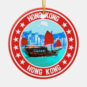 Hong Kong                                          Ceramic Tree Decoration