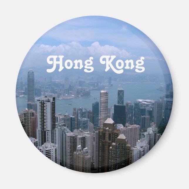 Hong Kong Cityscape Magnet (Front)