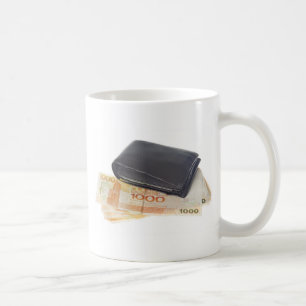 Hong Kong currency and wallet Coffee Mug