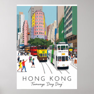 HONG KONG – DING DING TRAM POSTER