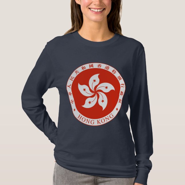 hong kong emblem T-Shirt (Front)