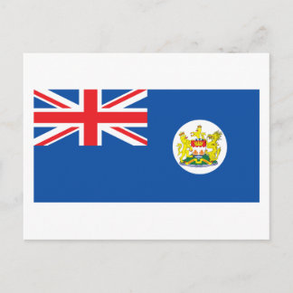 Hong Kong Flag (1959) Postcard