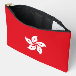Hong Kong flag Accessory Pouch