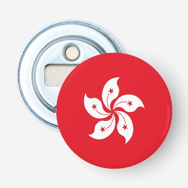 Hong Kong flag Bottle Opener (Front)