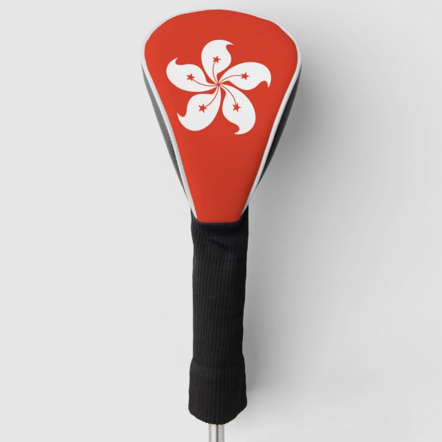 Hong Kong Flag Golf Head Cover (Front)