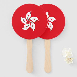 Hong Kong flag Hand Fan