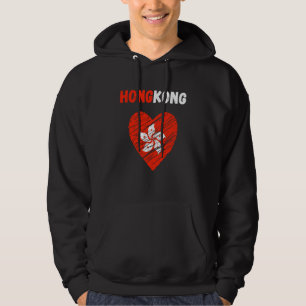 Hong Kong Flag Holiday Hong Kong Heart Hongkonger Hoodie