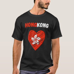 Hong Kong Flag Holiday Hong Kong Heart Hongkonger T-Shirt