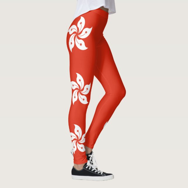 Hong Kong Flag Leggings (Right)
