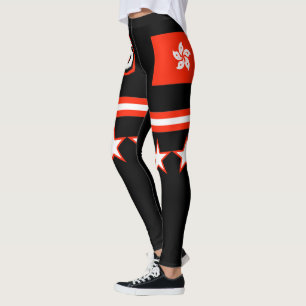 Hong Kong Flag Leggings
