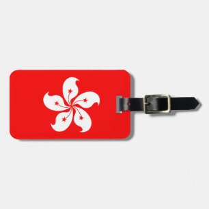 Hong Kong Flag Luggage Tag