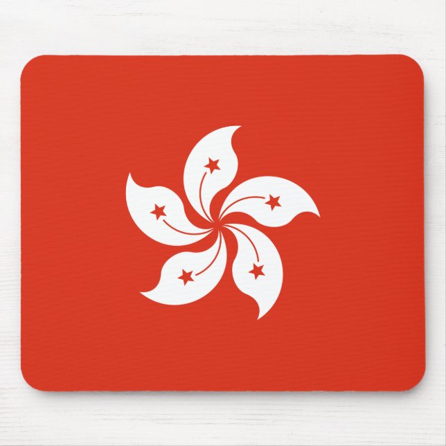 Hong Kong Flag Mouse Mat (Front)