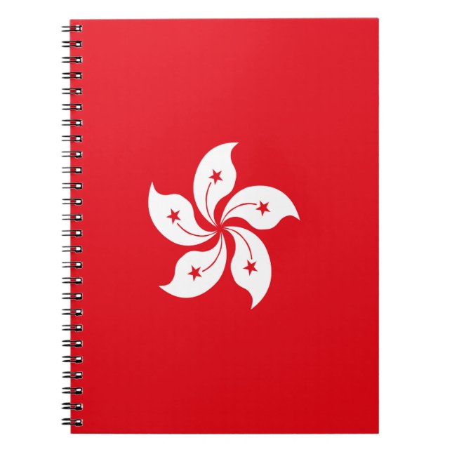 Hong Kong flag Notebook (Front)