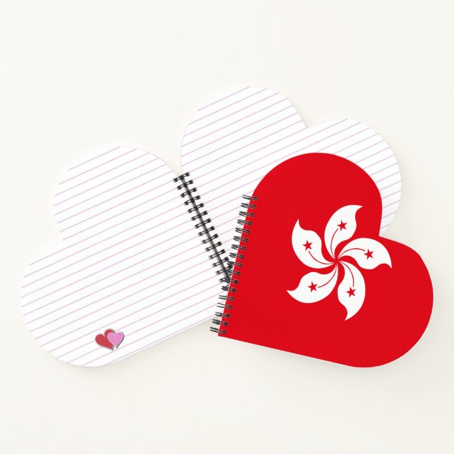 Hong Kong flag Notebook (Inside)