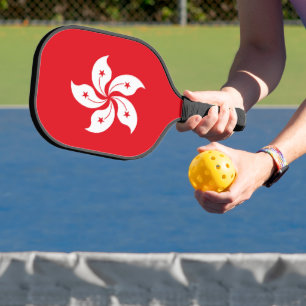 Hong Kong flag Pickleball Paddle