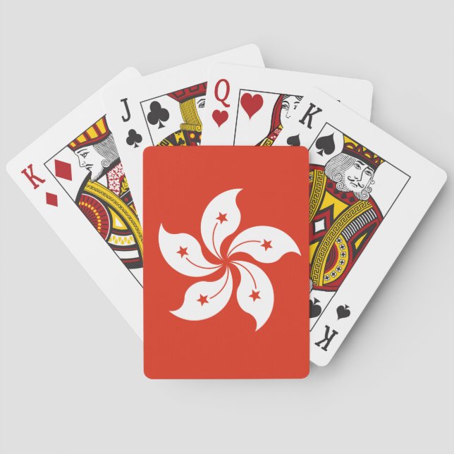 Hong Kong Flag Playing Cards (Back)