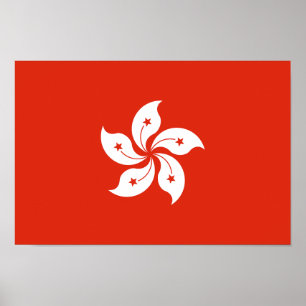 Hong Kong Flag Poster