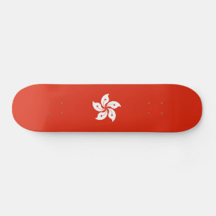 Hong Kong Flag Skateboard
