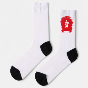 Hong Kong flag Socks