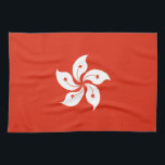 Hong Kong Flag Tea Towel<br><div class="desc">Patriotic flag of Hong Kong.</div>