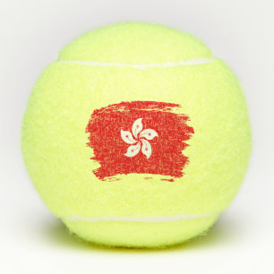 Hong Kong flag Tennis Balls
