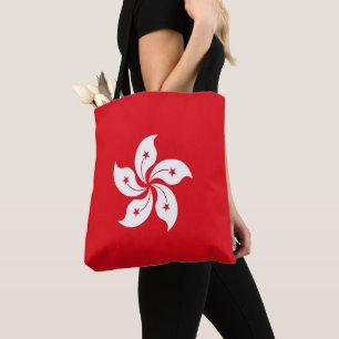 Hong Kong flag Tote Bag