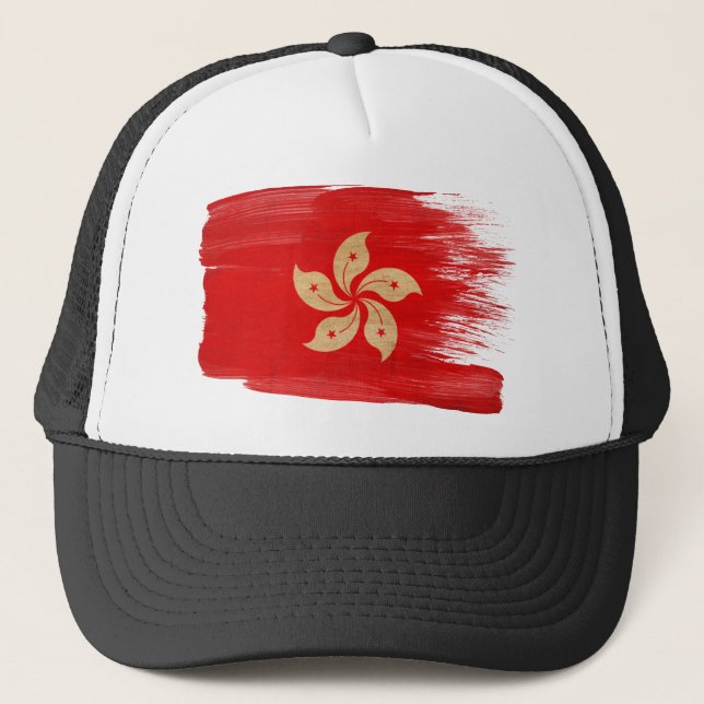 Hong Kong Flag Trucker Hat (Front)