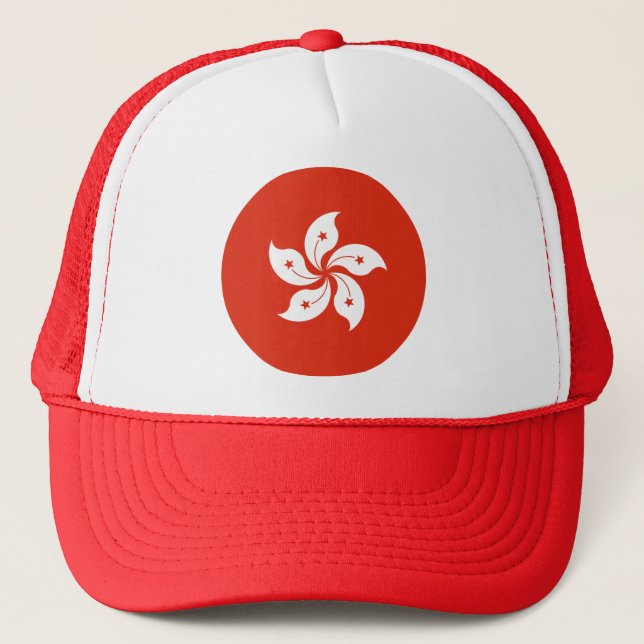 Hong Kong flag  Trucker Hat (Front)
