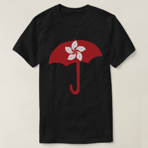 Hong Kong Flag Umbrella T-Shirt