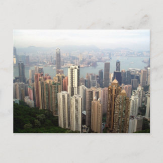 Hong Kong from the peak Postcard