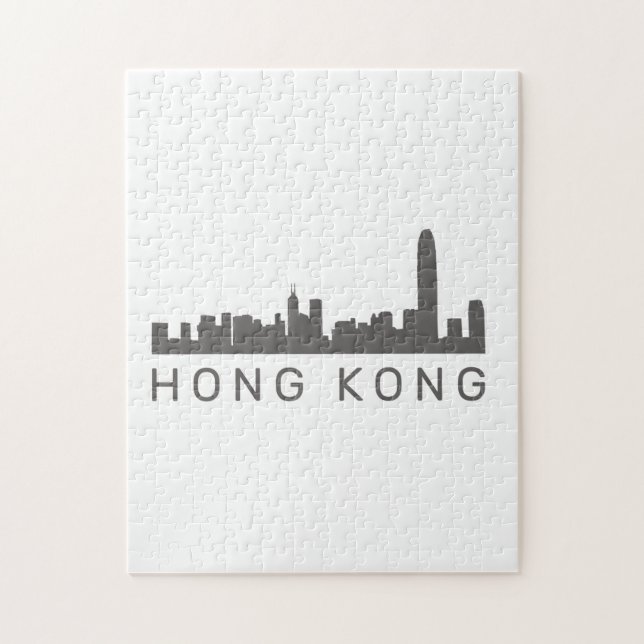 Hong Kong Gift HK Skyline Gift Jigsaw Puzzle (Vertical)